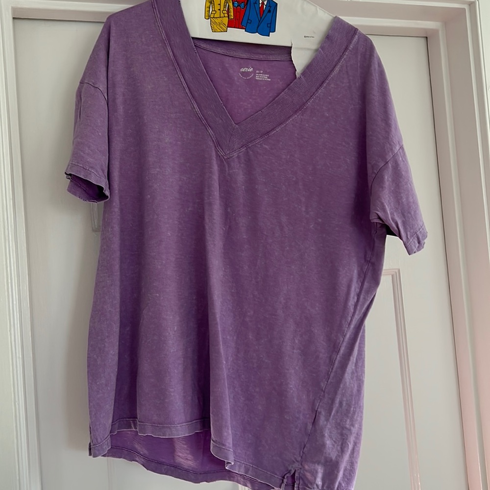 Aerie Extreme V-Neck Oversized Boyfriend T-Shirt